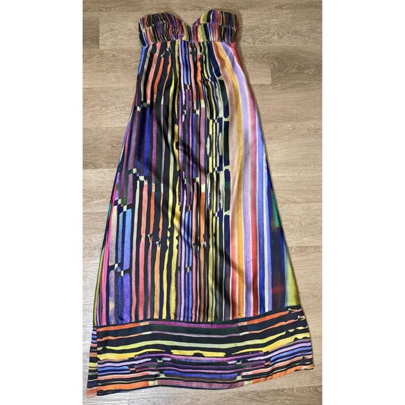 Ted Baker Strapless Maxi Dress Glam Wedding Guest Formal Gown - Picture 1 of 10